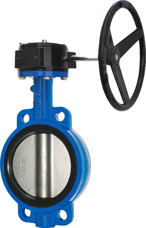 WAFER BUTTERFLY VALVES Iron Body Wafer Style - Flanged Ends NCI Canada s 200 PSI cast iron body wafer butterfly valves are manufactured with a 316 stainless steel disc and a 416 stainless steel stem.