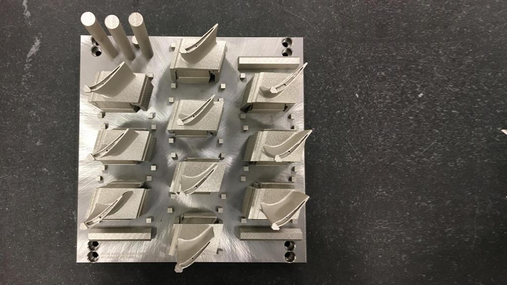 3D printing of gas turbine