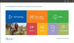 org/elearning/#/elc/en/course/dre E-learning course End child labour in agriculture This FAO-ILO e-lerning course is designed to build knowledge among agricultural stakeholders about the importance