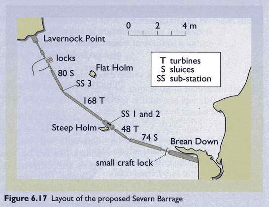 Severn Barrage Layout Boyle, Renewable