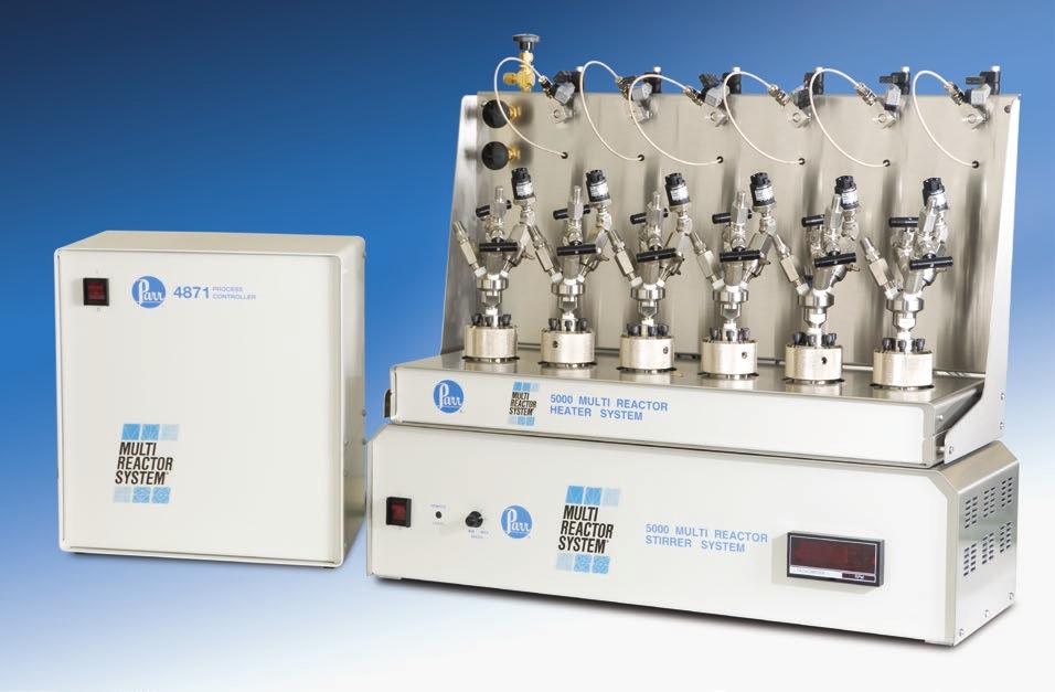 It allows the user to run multiple reactions simultaneously, applying the principles of highthroughput experimentation.