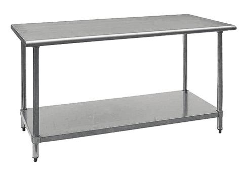 Stainless Steel Tables Stainless steel table top Galvanized or
