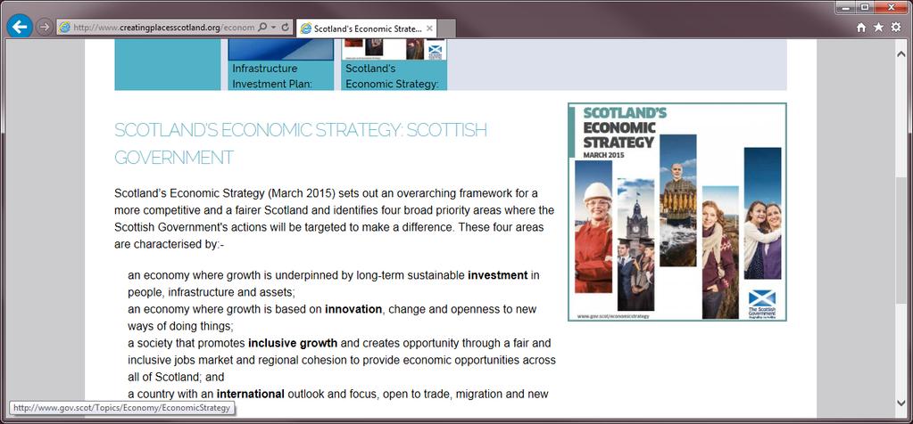 Policy links (National) Scotland