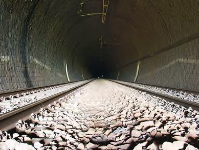 materials Assisted in the soil nailing under service roads and the reinforcement of the slopes Installed reinforcing top coating TUNNELLING, UNITED KINGDOM Electrification for new railway upgrades