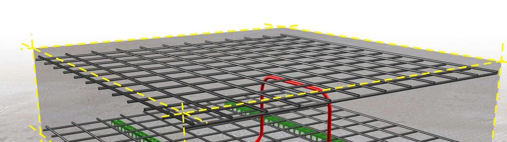 Volume Α Ensuring the proper position of upper reinforcement in foundation slabs In cases of total or partial raft foundation or when constructing the bottom slab