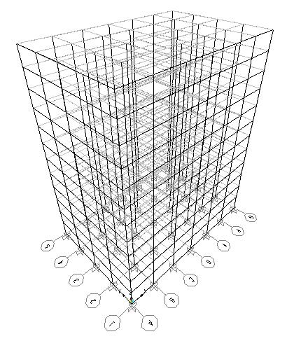 4.1. Linear static progressive collapse analysis To evaluate the potential for progressive collapse of a twelve storey symmetrical reinforced concrete building using the linear static analysis three