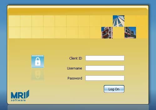 Module 1: User Interface Logging In Overview Your system administrator will provide you with access to MRI for Web, which includes your client ID, username, and initial password.