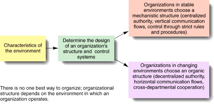 The contingency approach Organizations are different, face different situations, and require different ways of managing Popular contingency