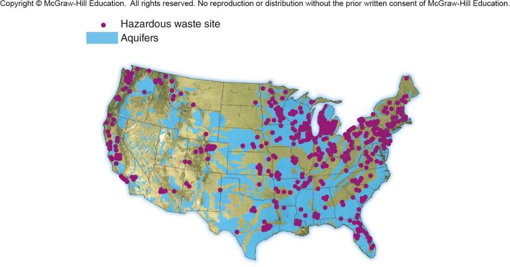 Superfund Sites EPA estimates 36,000 seriously contaminated sites in the U.S. General Accounting Office says 400,000 sites.