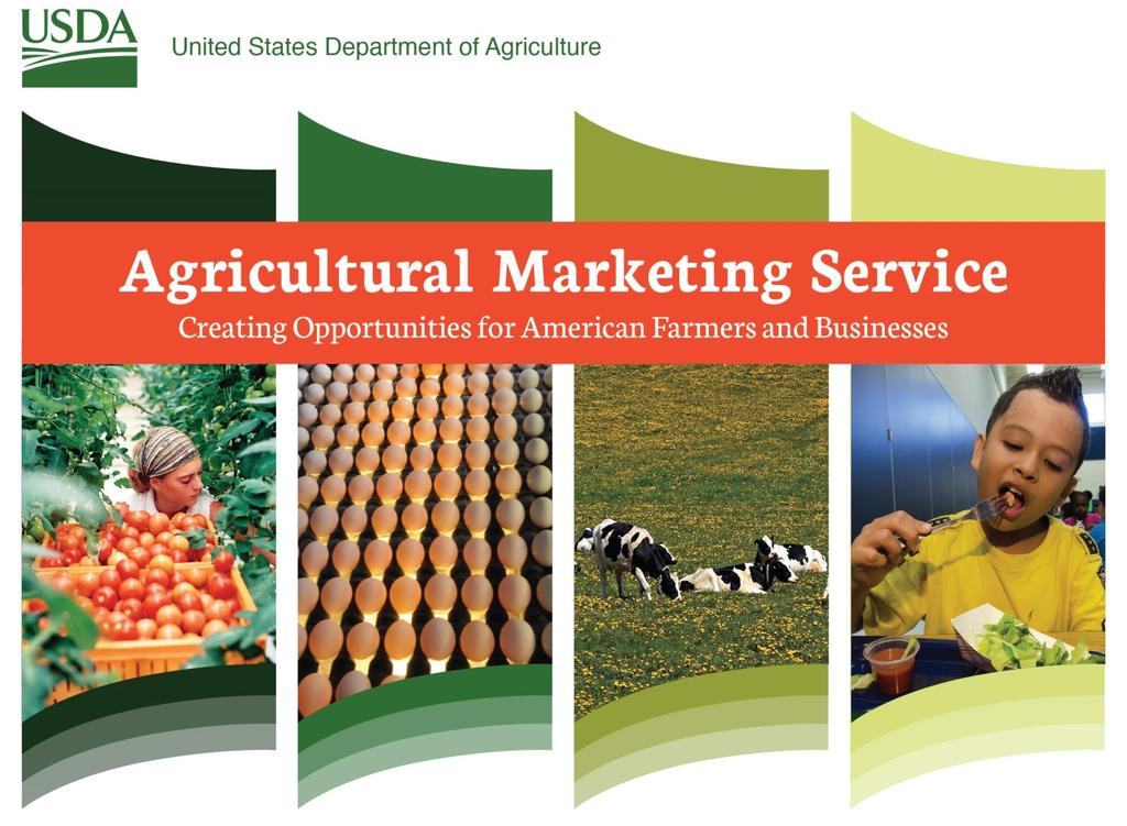 Bruce Blanton Director Transportation Services Division Transportation & Marketing Program Agricultural