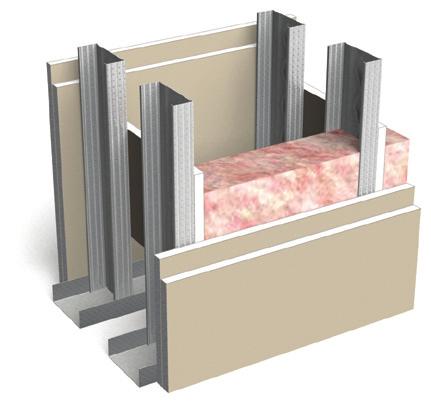 S o u n d t e s t i n g 15 ProS T U D 22 3-5 / 8 " S O U N D A s s e m b l i e s STC rating Gypsum type Side A Side B Insulation type Stud spacing Partition type ProSTUD 22 5/8" Type X 1 layer 1