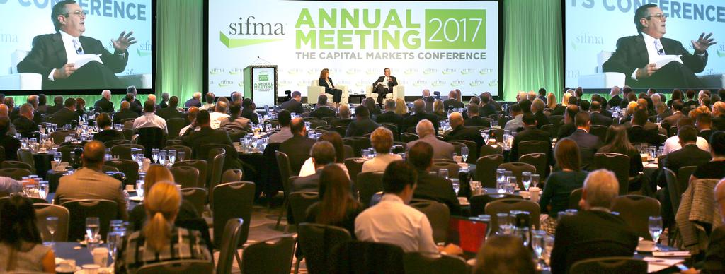 ANNUAL MEETING 2018 2018 SIFMA Annual Meeting Levels and Benefits: 2018 SIFMA Annual Meeting Levels are designed to further enhance your firm s presence before, during and after the Annual Meeting.