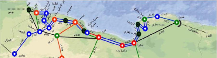 The electricity in Libya is generated using gas and steam turbines with a total number of Fifteen generation stations.