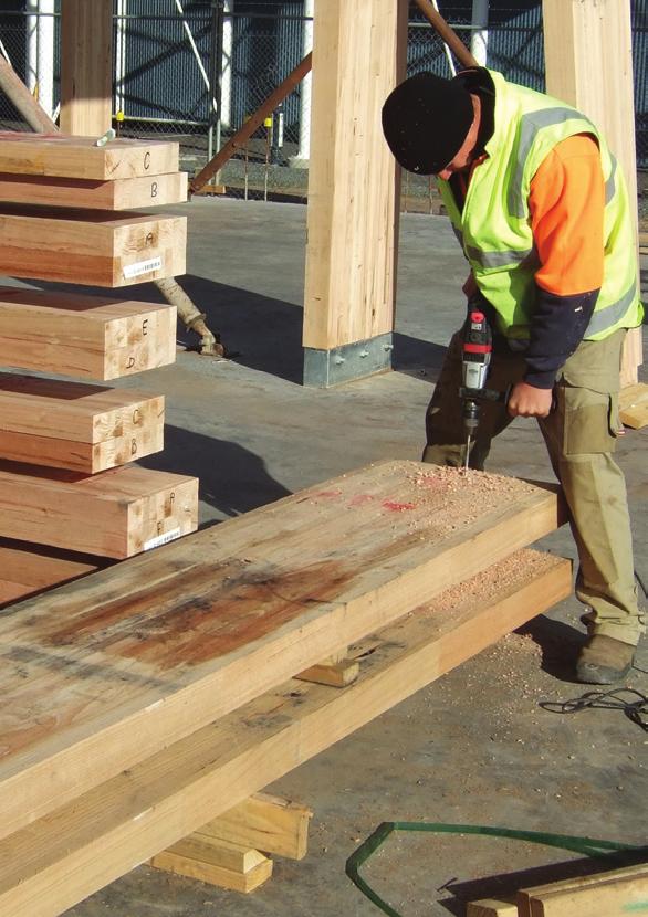 Timber construction is efficient, economical, and locally supported. Timber is light, strong, easy to work and available in a wide range of complementary products.