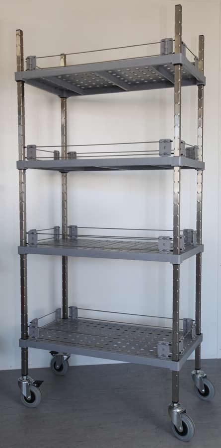 Super Market Shelving M-Span Mobile Shelving Heavy duty specification shelving designed for contractors working with super market stores. Shelves will hold 400kg per tier.