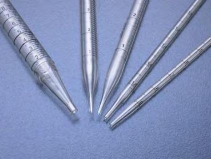 Prevents "pipette drip. Accurate volume 1-25 ml. Highly visible, bi-directional and overvolume graduations.