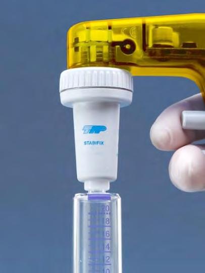 Stable, break and drip resistant pipette tip. Small tip diameter is excellent for use even in small TC flasks. Optimized form of mouthpiece. Fits in standard pipette-aids.