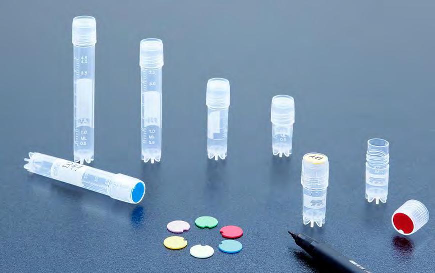 BEST STORAGE FOR YOUR CRUCIAL SAMPLES Never doubt the integrity of your tissue culture plastics again! Cryo Tubes Safe Storage without worrying about leaching.