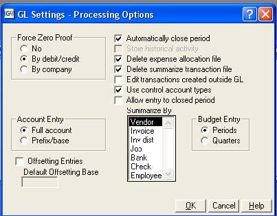 Other control features that can help you reduce common errors are referred to below.