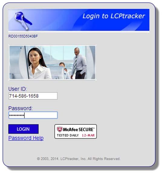 If you have not received your username and password, contact LCPtracker. Q: What if I forget my password?