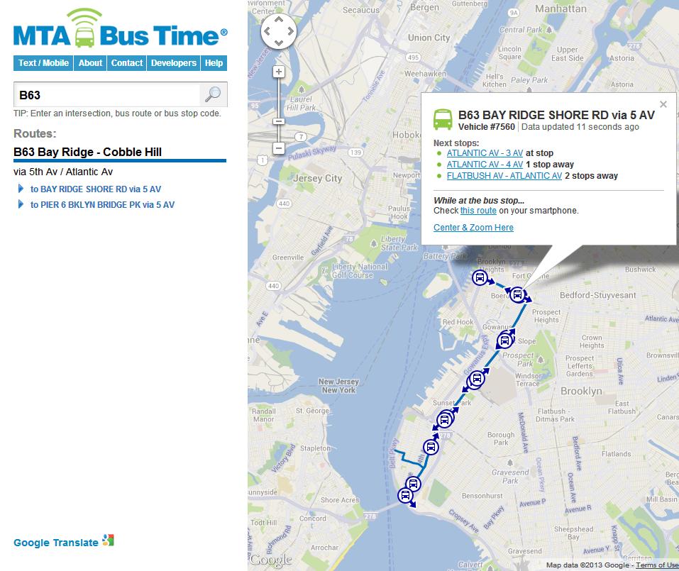 Big Data at New York City Transit System Statistics Bus 2.