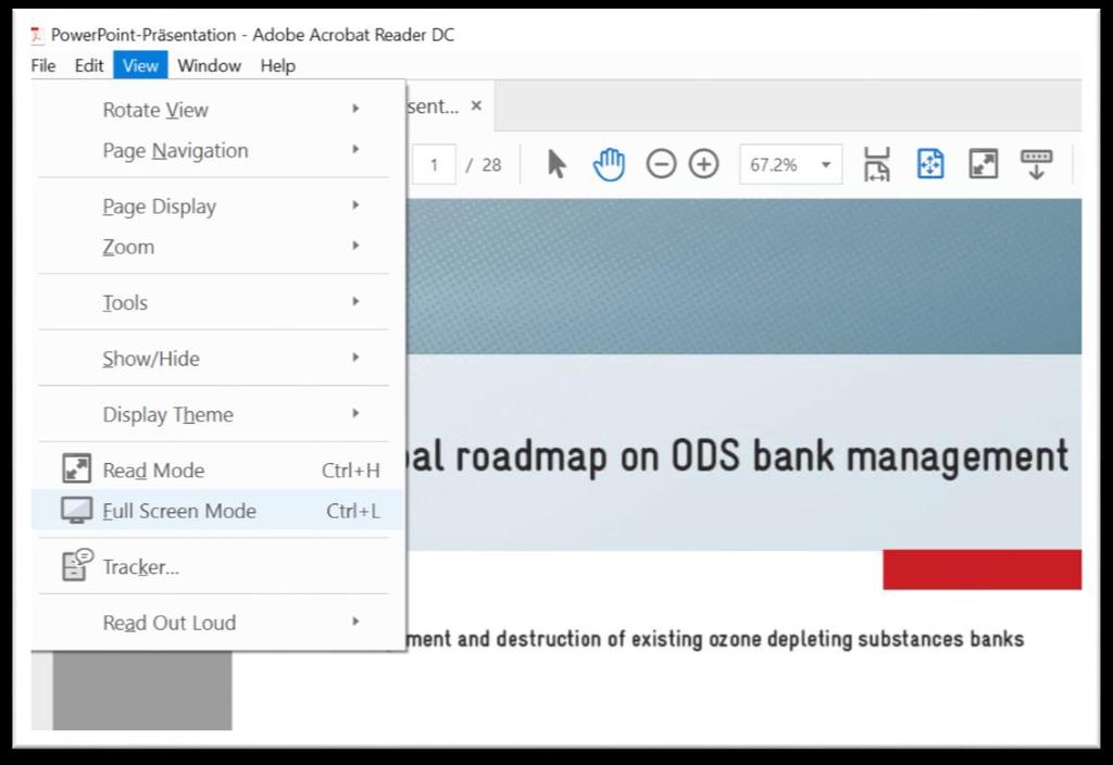 At any point in the presentation, go back to the content overview by clicking here Welcome to the ODS bank management tool To learn more about the management and destruction of ODS banks, click