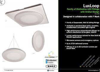 Integration of functions changes the design of LED lighting fixtures