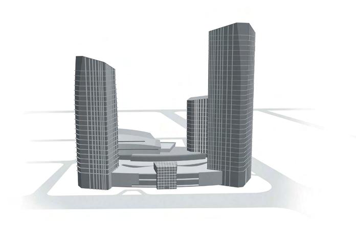 Mall 939,493 sf INDIGO Beijing *Under development Note: These diagrams are not to scale and