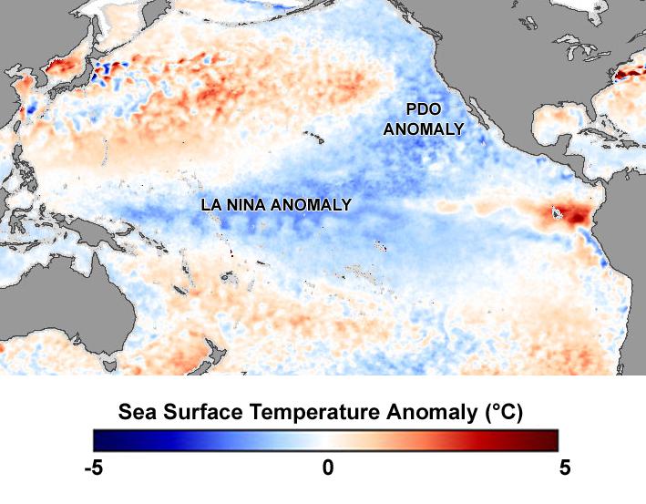 of warming or cooling in different ocean basins May combine with other