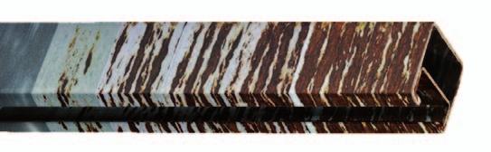 Significantly improved protection against white rust Conventionally galvanized steel strip shows substantial signs of white rust after 48 hours in the salt spray test.