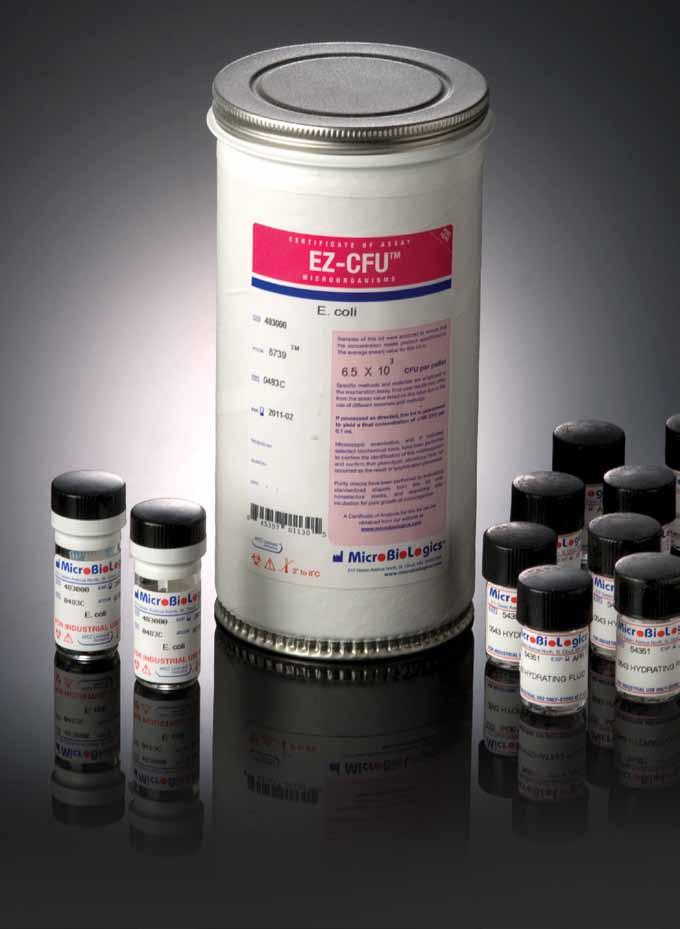 Following the dilution step, EZ-CFU provides over 90 inocula using the same suspension. For added convenience, a peel-off Certificate of Assay is included for quality control documentation.