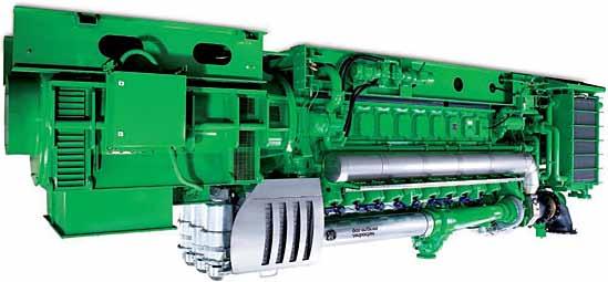 Production of electricity and heating Cogeneration engines The cogeneration engines are the main units of the ST-4 plant.