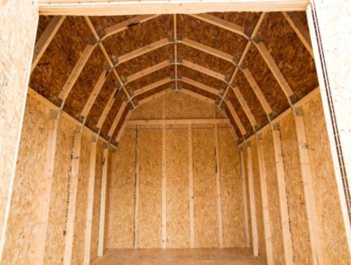 Gambrel Barns These oversized barns maximize your storage
