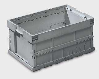 Foldable Containers Foldable Container 600x400x280 mm 534x357x257 mm 95 mm 242 mm 46 litres 3.