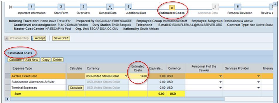 Click the Currency drop-down menu as shown below and