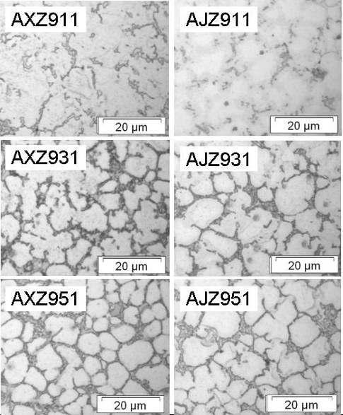 formation of Mg 17 Al 12 -phase is suppressed and another ternary Mg-Al-Sr-phase can be observed [9]. The appearance of this phase is not lamellar but massive.