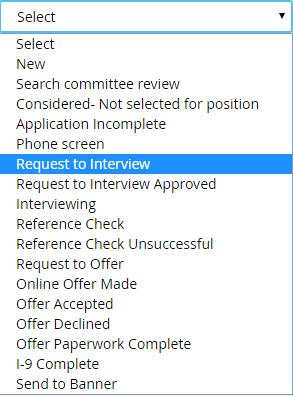 Click Next >. Communication template: -No template- (template provided for no communication to the applicant). Select No for E-mail Applicants. Add notes if applicable.