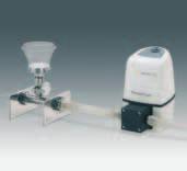 jet is ideal for sample preparation in Microbiology achieving a trans membrane pressure of 600 mbar and a higher flow rate of > 4.0 Nl/min (4.0 Normliters water displacement by air in one minute).