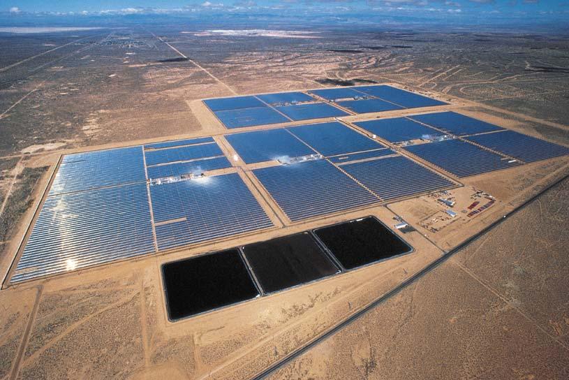 150 MW Solar Trough Power plant at Kramer Junction, California USA until the period between 1979 and 1980, as a reaction to the oil crisis.