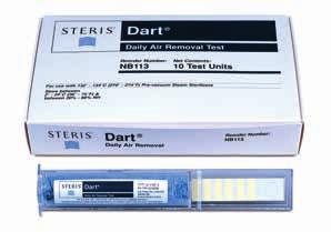 DART Daily Air Removal Test The unique compact barrel design creates a barrier to air removal and steam penetration.