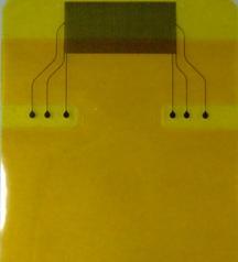 8mm thickness FR-4 Pitch : 2, 3, 4, and 8um Cu electrodes Flexible PCB