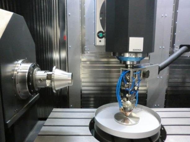 EQUIPMENT APPLICATIONS A C B DESCRIPTION High productivity 5-axis machining center, with fixed table and mobile column architecture and with the capability of executing the