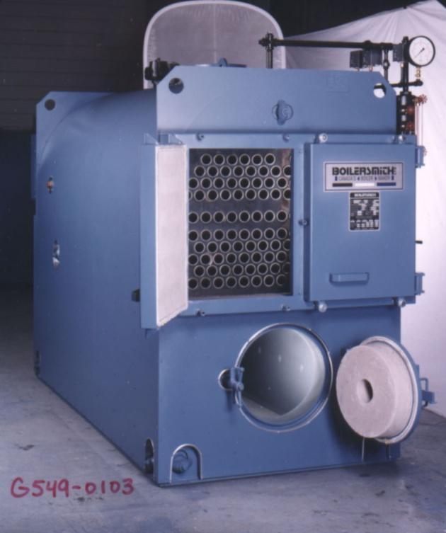 BOILER DESIGN FEATURES ASME Boiler Code Certification 3-Pass full wet back design for maximum durability and efficiency Type C boiler design has a large combustion volume for improved efficiency Open