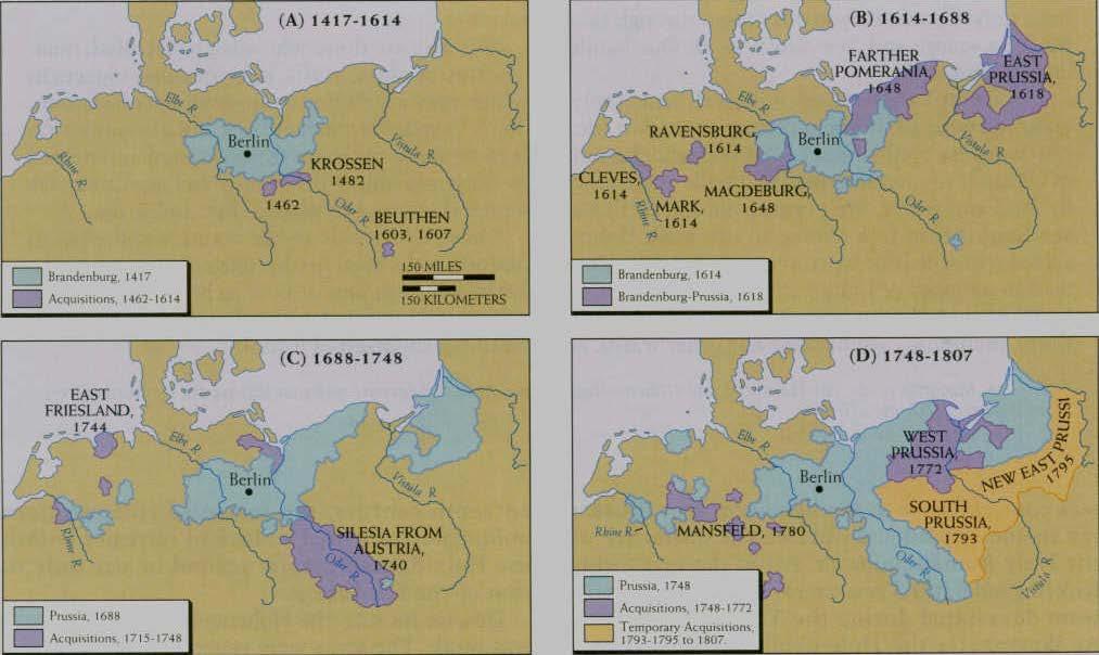 Early Hohenzollern Rule 15th century Nobles from Berlin area Ruled Prussia