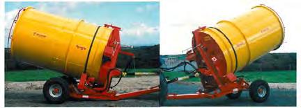 T505M Hammer Mill rotor utilizes sets of swinging