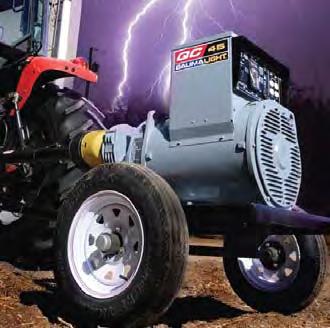 www.mtbmfg.ca PTO GENERATORS With Baumalight PTO generators power is as close by as your tractor.