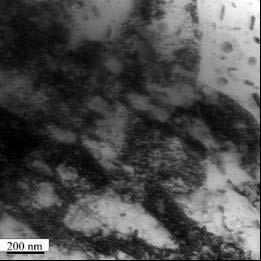 Route A Route B C Figure 5: Microstructure by TEM of 7050Al alloy after ECAP at 150