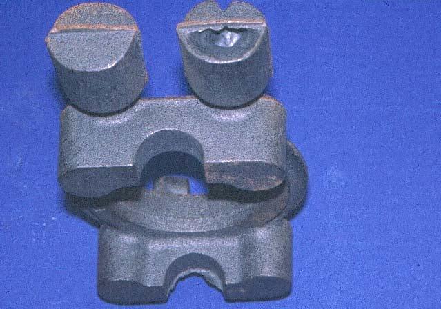 In this case the foundry decided to produce the casting with two top feeders as shown in Figure 13. The calculated value for of M TR in this casting is 0.612 cm.