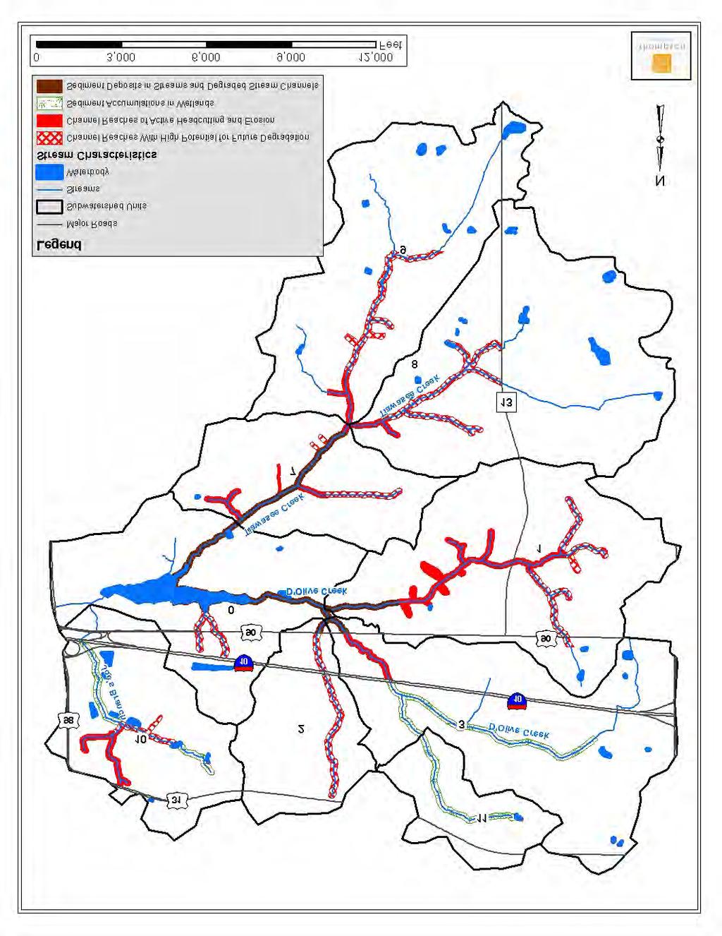 Watershed Management Goals and Objectives Four primary objectives guided the development of the conceptual measures addressed in the WMP: Reduce upstream sediment inputs into the Lake Forest Lake/D