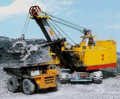 Excavating Machines JSC "Uralmashplant" supplies various modifications of single-bucket walking draglines and mining shovels capable of operation in any region under any mining and